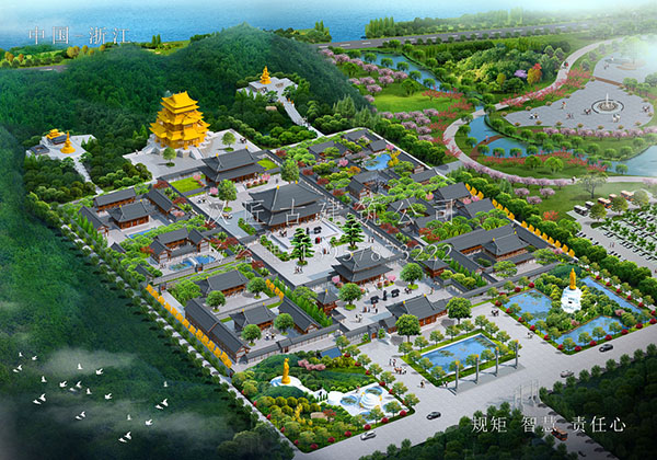 融合古今的仿古建筑規(guī)劃布局